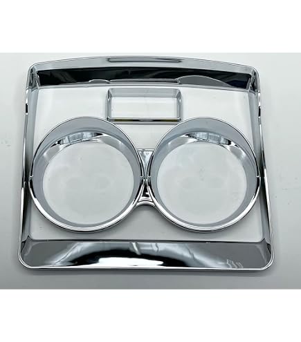 Grand General 68422 Chrome Plastic Dash Vent Panel - Passenger Side For Kenworth Trucks (1998-2002)