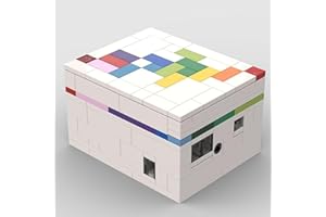 Rainbow Road Small-Particle Building Block Set Compatible A Brain-Teasing, Educational Puzzle Kit for Teens