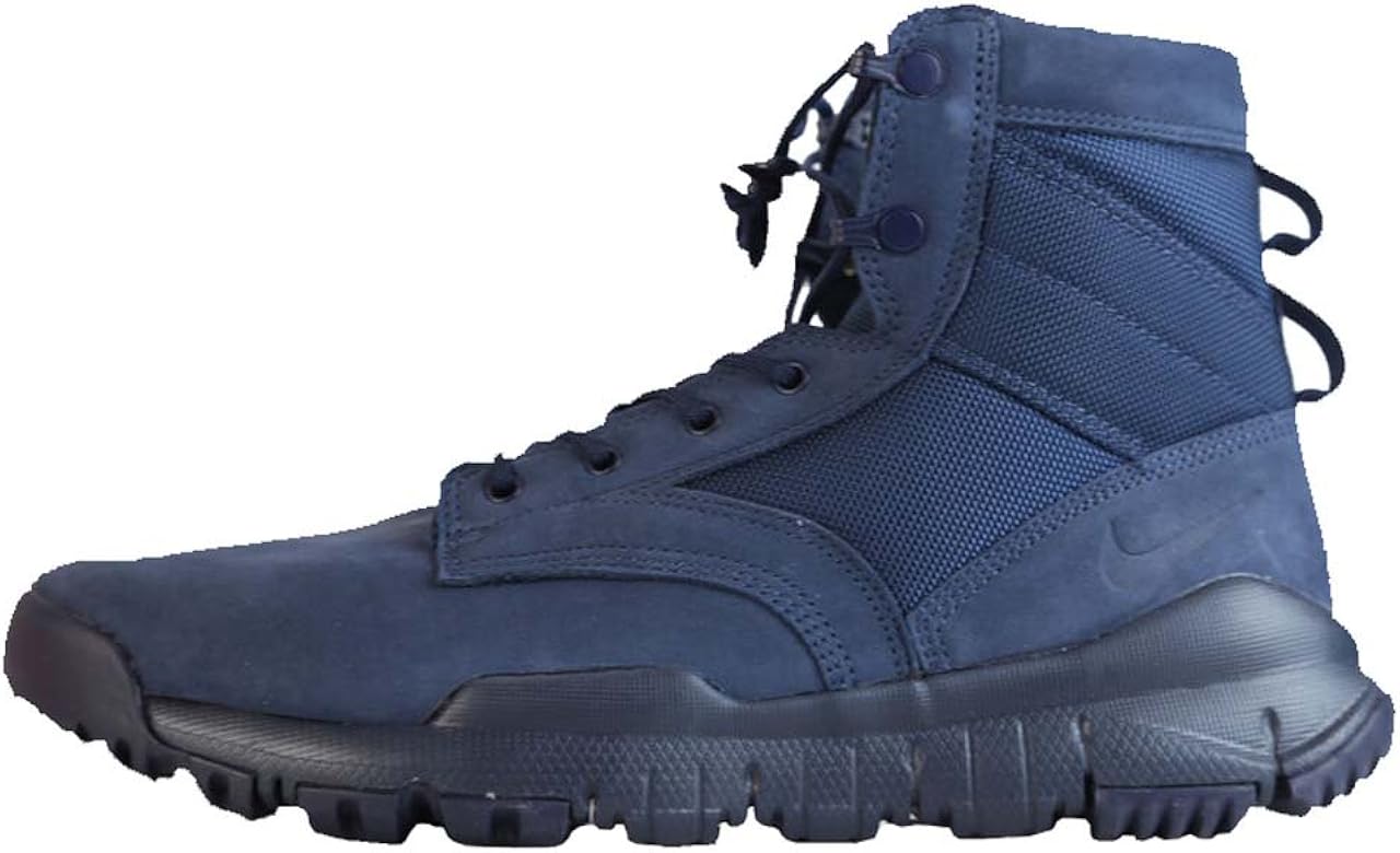 navy blue field boots