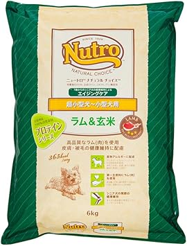 Amazon Co Jp ニュートロジャパン ナチュラルチョイス 超小型犬 小型犬用 7歳以上エイジングケア ラム 玄米 6kg ペット用品
