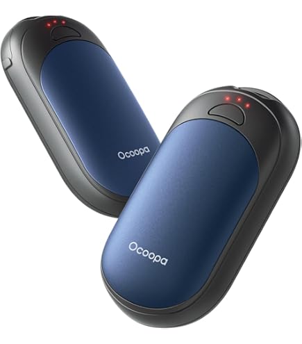 Chauffe Main Rechargeable, 2 Packs Chauffrette Main Reutilisable De Poche, Chauffe-Main Electrique Thérapie Thermique Idéale Pour L'extérieur, La Chasse, Le Golf, Le Camping, Les Cadeaux Chauds