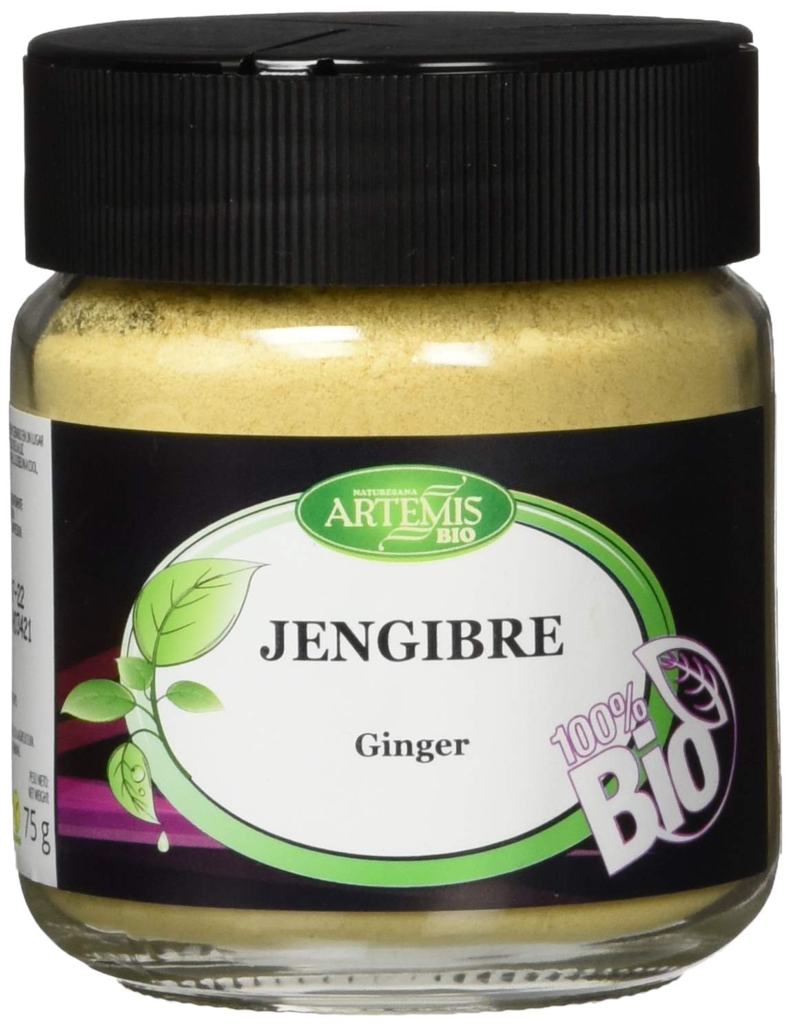 Artemisbio Ground Ginger Jar Eco 75 Gr Ecological Condiments XL Artemisbio 300 g
