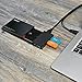Inateck 2.5 Inch USB 3.0 Hard Drive Enclosure External Case for 9.5mm 7mm SATA/HDD/SSD with 3 Ports USB 3.0 Hub, UASP Supported, Tool-Free(FE2007)