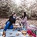 Kango Mango Portable Folding Wine and Champagne Picnic Table - for Wine Lovers, Stylish Mini Picnic Table for Outdoors, Events, Romantic Dinners, Beach, Camping - from Beautiful Mango Wood