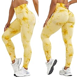 JGS1996 Tie Dye Leggings for Women Tummy Control