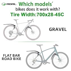 RBRL Bike Fender Set, Quick Release Bike fenders