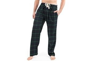 BOTTOMS OUT Men's Comfortable Flannel Woven Pajama Pants Sleepwear Bottoms Lounge Pants For Men