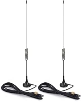 Bingfu Dual Band 978/1090MHz 5dBi ADS-B Antenna Magnetic Base SMA MCX 2-Pack view 4