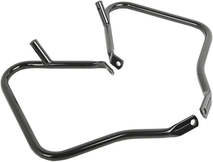 XFMT Black Motorcycle Engine Saddlebag Highway Guard Crash Bar Compatible with