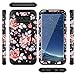 AoCase Samsung Galaxy S8 Plus Case Galaxy S8 Plus Case Three Layer Heavy Duty Hybrid PC + Rubber Silicone High Impact Resistant Protective Cover Case For Samsung Galaxy S8 Plus