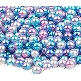 MOMOFULL Undrilled Pearl Beads Assorted Sizes Vase Fillers Loose Bead No Hole for Crafting Decoration Jewelry Making