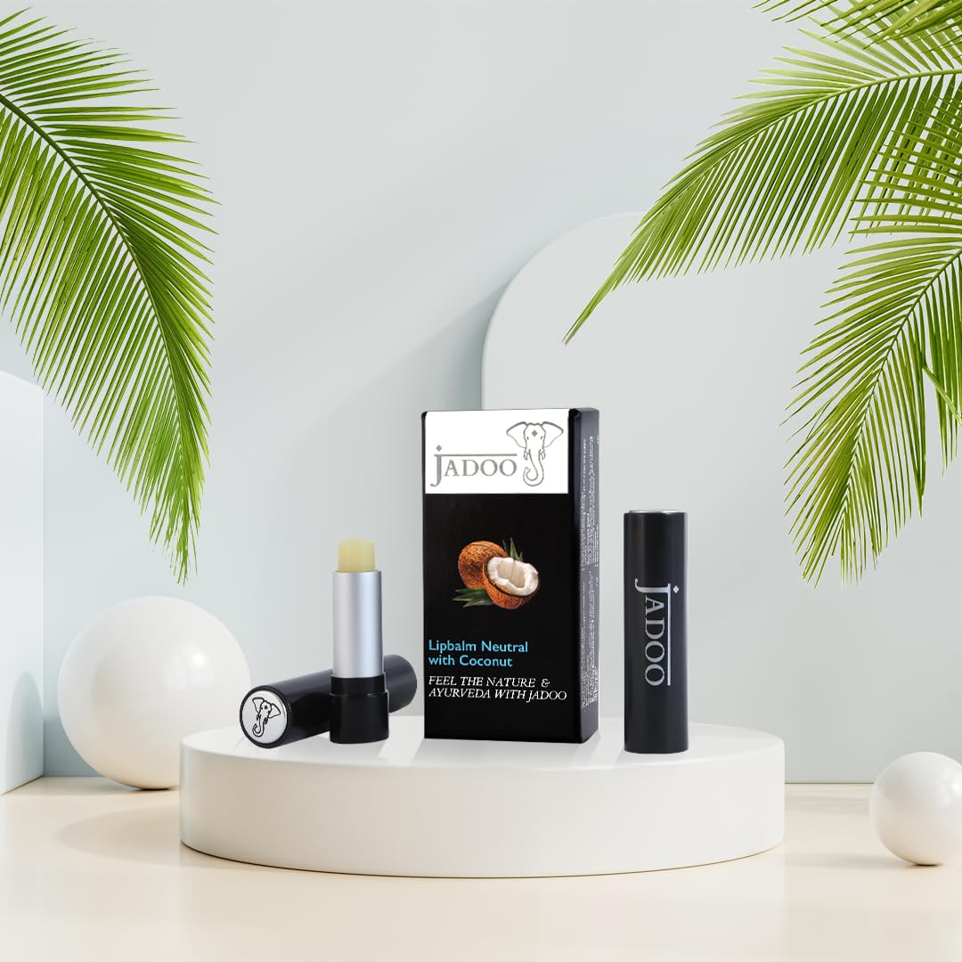 Bizzico JADOO Lip Balm Neutral with Coconut - 4.5 g - Softening - Natural - Pen - Lip Balm