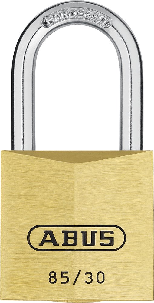 ABUS 02505 24mm Long Shackle Service Brass Padlock with 402 Alike Keyed