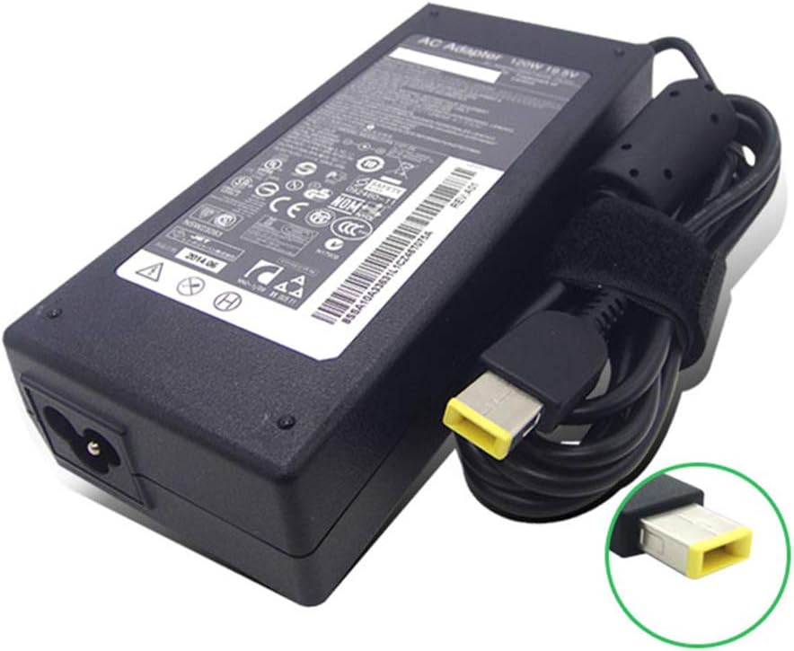 New 19.5V 6.15A 120W USB Charger AC Adapter Compatible with Lenovo ThinkCentre A61e M57 M57p PA-1121-04 36200440 SA10A33631 54Y8916 Laptop