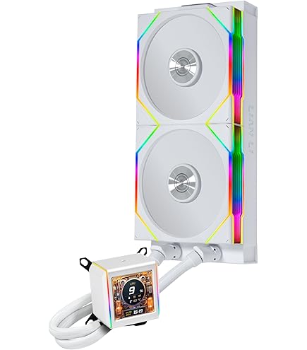 Lian Li Galahad II LCD 簡易水冷クーラー Amazon.com: Lian-Li Galahad II LCD CPU Liquid Cooler - White