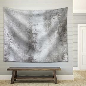 Background from High Detailed Fragment Stone Wall - Fabric Wall Tapestry Home Decor - 51x60 inches