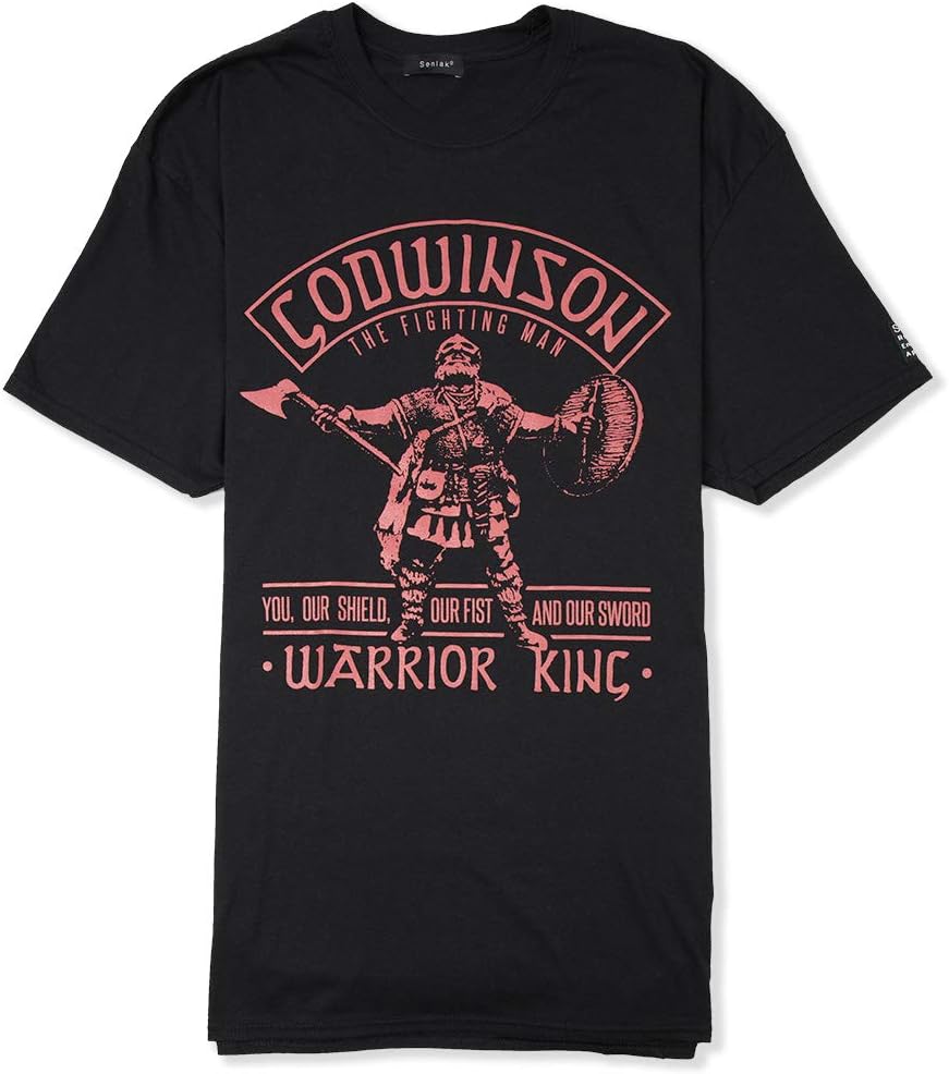 Senlak GODWINSON Warrior King T-Shirt - King Harold, Anglo-Saxon, Printed in England