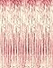 Metallic Baby Pink Foil Fringe Curtains (2-Pack, Baby Pink)