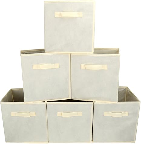 Amazon Natbasics 収納ボックス インナーボックス 幅27 奥行27 高さ28 6個セット ナチュラル 収納ケース ボックス オンライン通販