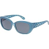 JP by Jonathan Paul Beverly Fitovers Sunglasses - Polarized Grey Lenses with 100% UVA and UVB Protection, Oleophobic Smudgeproof coating - Dusty Blue Frame