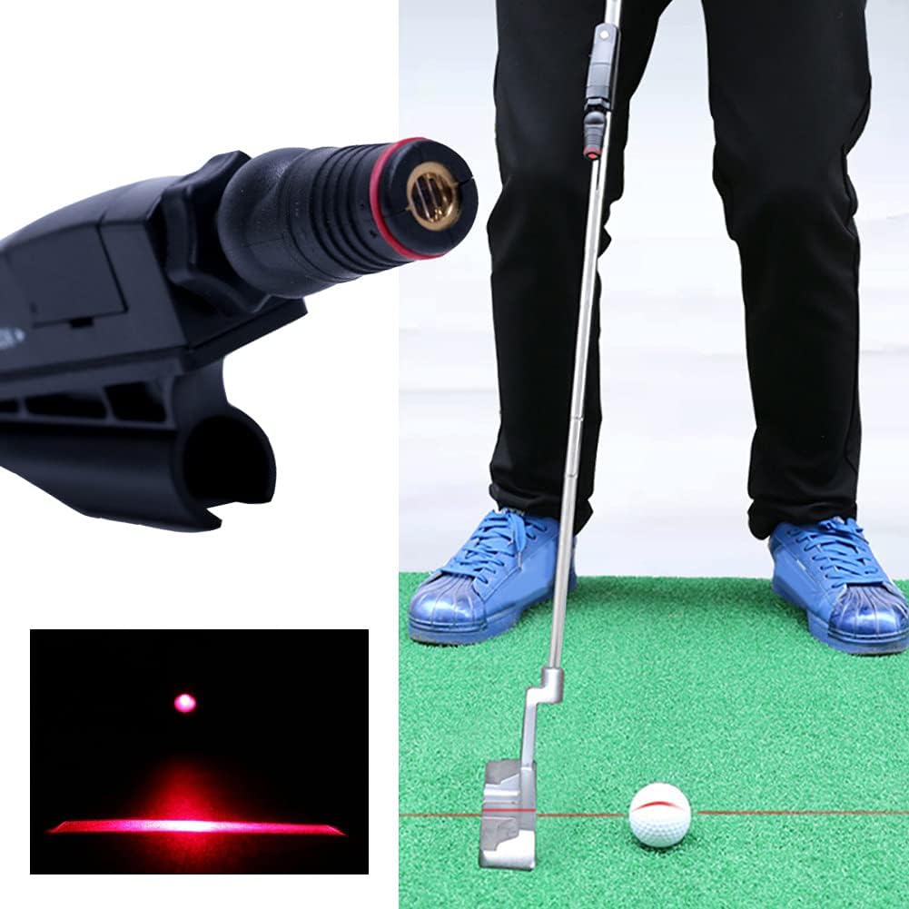 Golf Putter Laser Sight Pointer - Portable Putter Training Aim Corrector Improve Line Aids Tools and Trainer Practice Accessories : Sports & Outdoors
