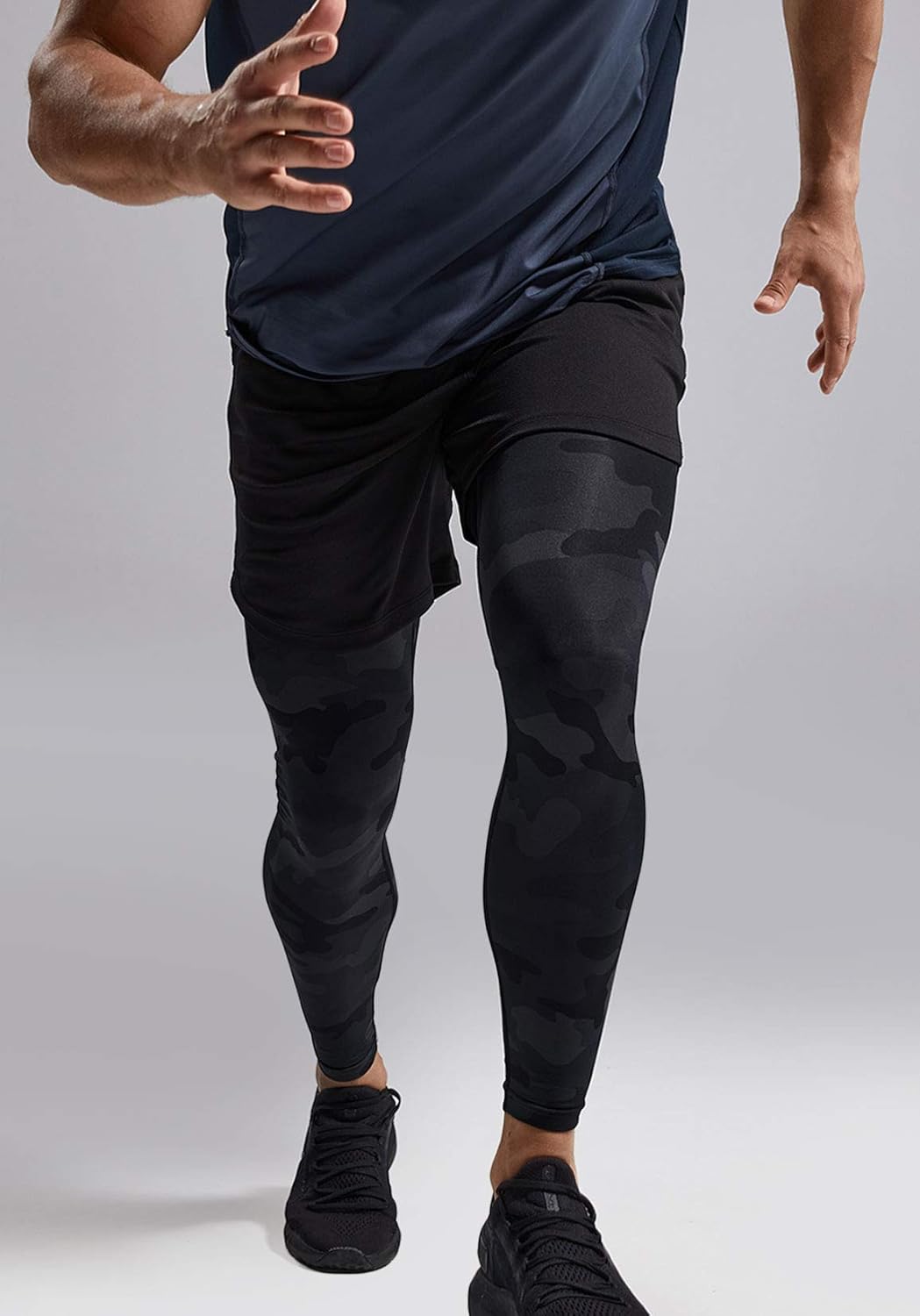 TSLA 1, 2 or 3 Pack Men's UPF 50+ Compression Pants, UV/SPF Running Tights, Workout Leggings, Cool Dry Yoga Gym Clothes : Clothing