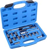 DAYUAN 17PC Professional Diesel Injector Seat Cutter Cleaner Tool Set view 3