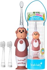 Brush-Baby Rechargeable Electric Toothbrush Kids 0-10 Monkey Design view 1