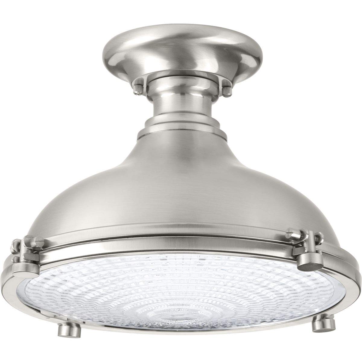 Best Progress Lighting Semi Flush Mount Brushed Nickel