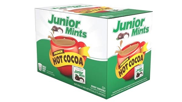 JUNIOR MINTS HOT COCOA PODS, CHOCOLATE MINT FLAVOR,...