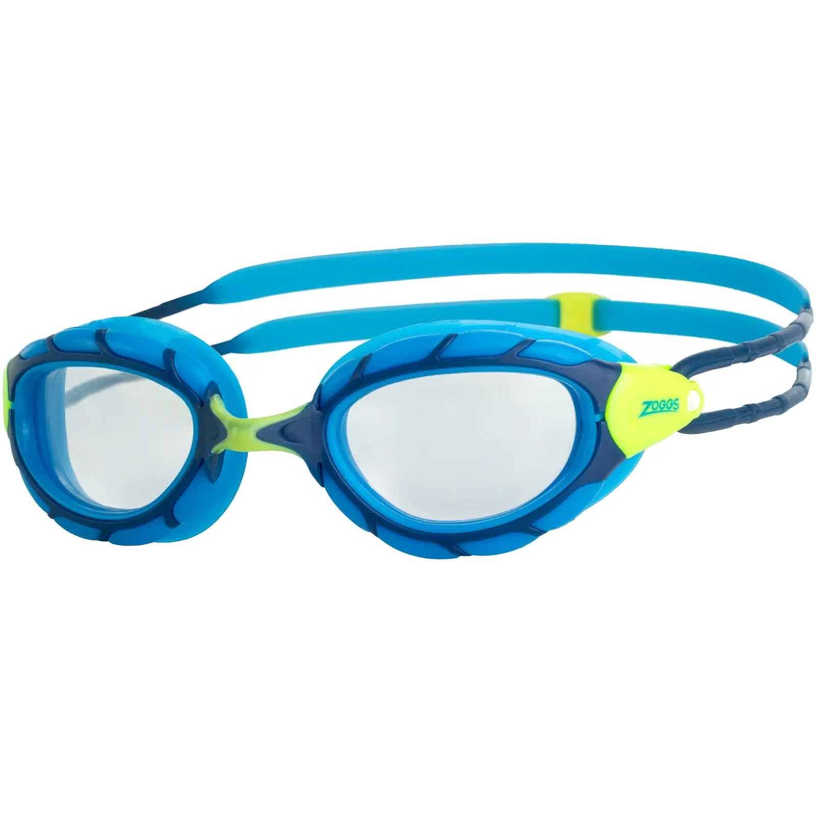 Zoggs Predator Junior Blue Lime Clear
