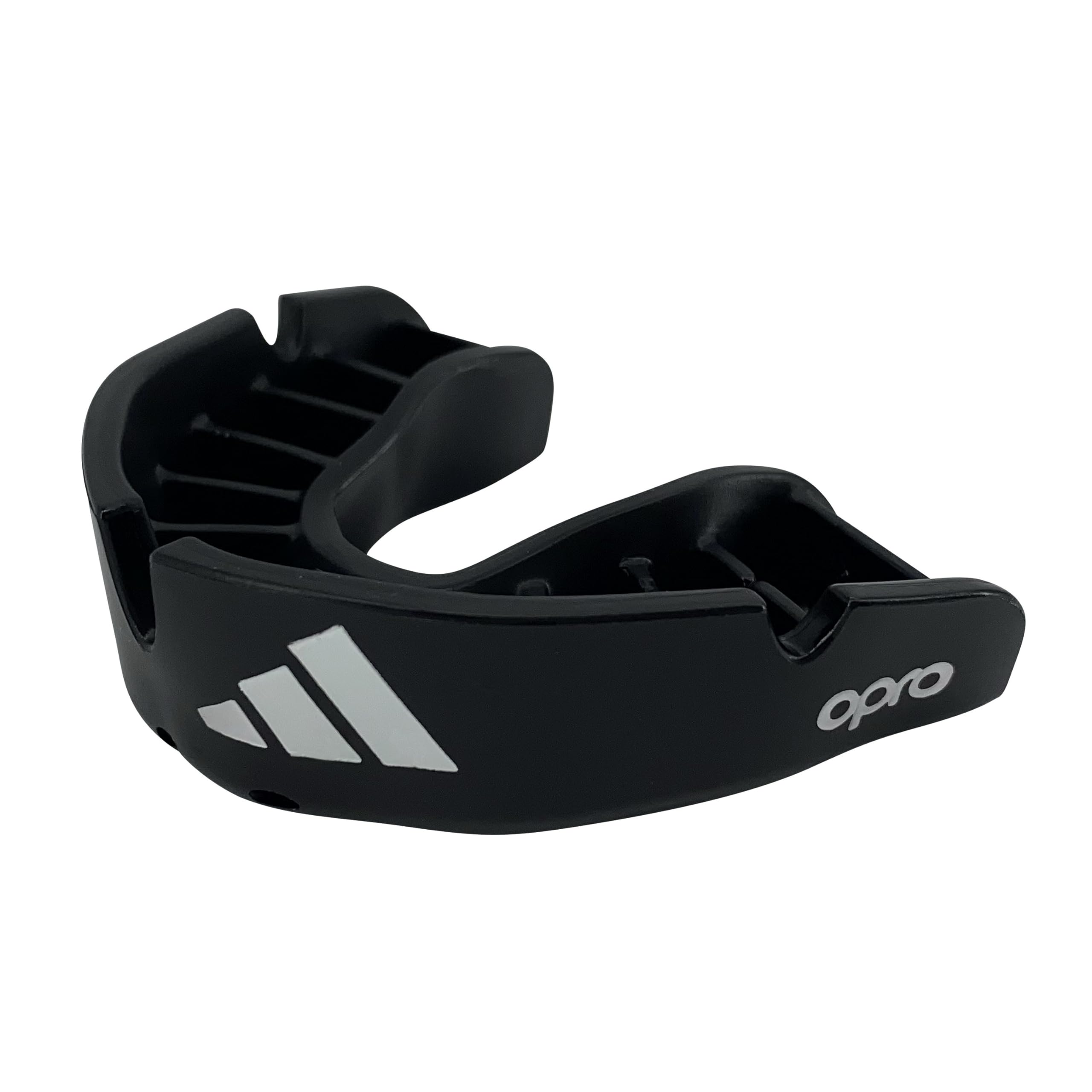 adidas Unisex - Adult Opro Gen4 Bronze Mouthguard, Black/White, Senior