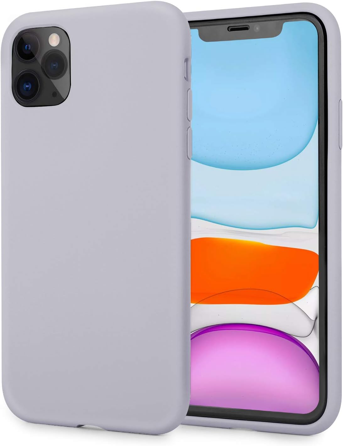 Amazon Com Aowin Iphone 11 Case Silicone Gray Silicone Case For Iphone 11 Ultra Slim Full Body Protection Phone Shell Case Cover For Apple 11 Gray Iphone 11