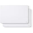 Notsu Dot Grid Desk Notepad 2 Pack | Minimalist Dotted Memo Mouse Pads with Premium Thick Paper, Small 5.5" x 8.5"