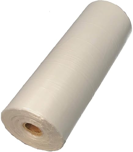 Sacs En Polyéthylène Transparent Rouleau De 500 - 22,9x35,6 Cm - Pour Fruits, Légumes, Viande, épicerie - Avec Poignées