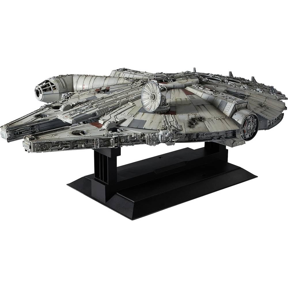 Revell 01206 Millennium Falcon Perfect Grade Bandai (Click System) 1:72 Scale Unbuilt, Pre-coloured, Click-Together (Non-Glue), Plastic Model Kit