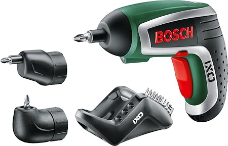 Bosch Cordless Screwdriver With 10 Screwdriver Bits And Charger Green 0603981002 3 6 Voltsv Amazon Co Uk Diy Tools