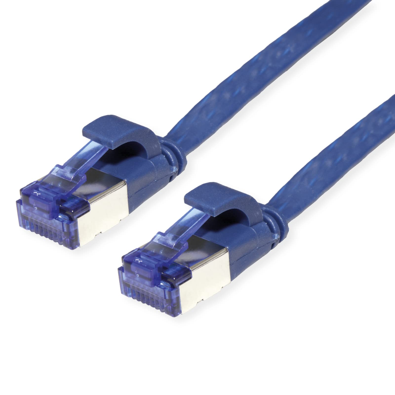 VALUE Patch Cable Cat.6A (Class EA) FTP Extra Flat Blue 5 m
