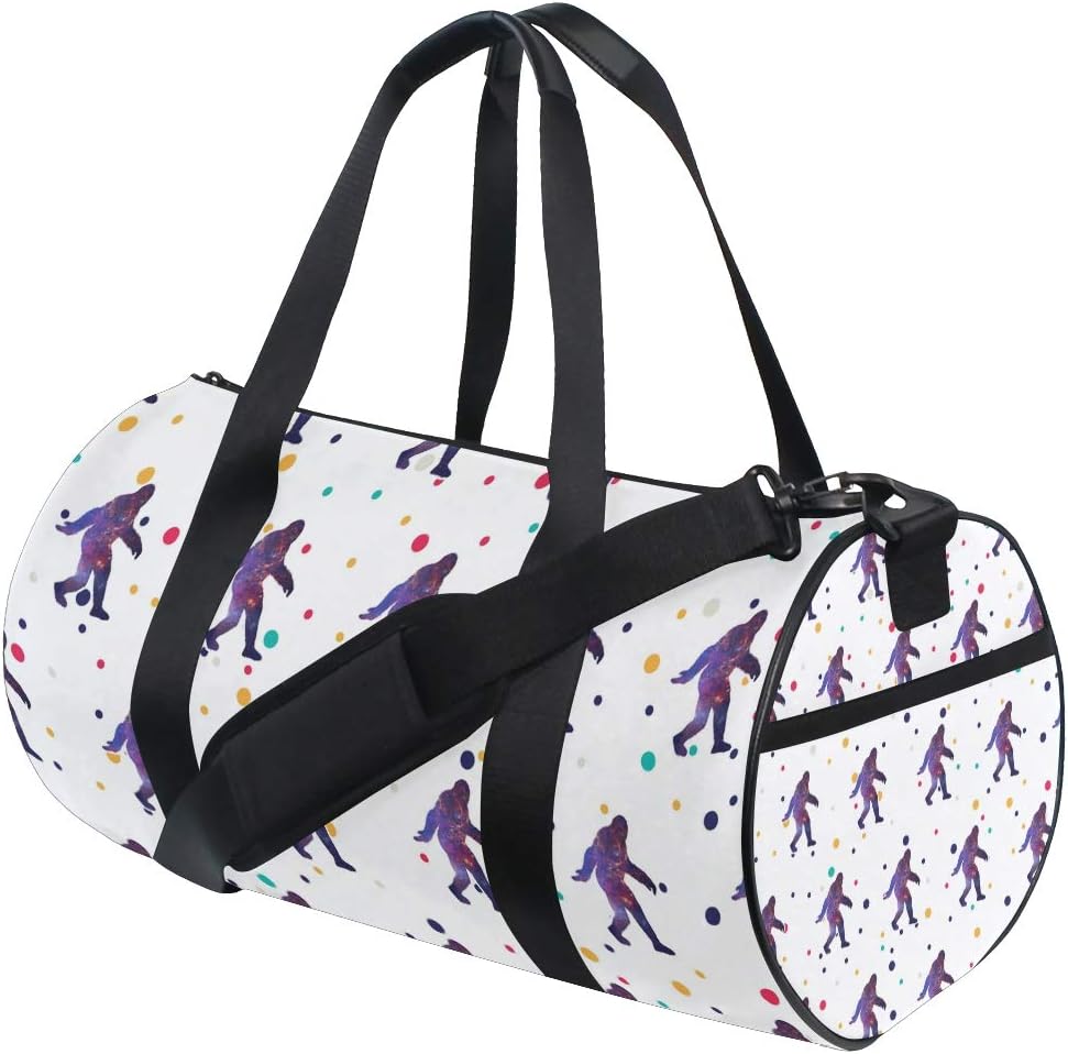 purple duffle bag personalized