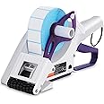 VEVOR Manual Label Applicator, Portable Handheld Labeling Machine for Round Bottles, Boxes, and Fruits, Supports 0.59-2.17" Label Width, 0.79-2.36" Label Length, Includes Label Roll & TPR Roller