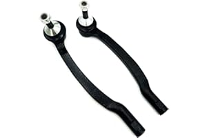 XCPMC Front Outer Tie Rod End Kit 2 Pcs Left & Right｜Replacement For V70 XC70 XC90｜OE#: ES800858 ES800857 Black