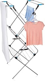 Minky 3 Tier Verso Premium Clothes Airer Indoor Fold Out Rails 20m Drying view 7