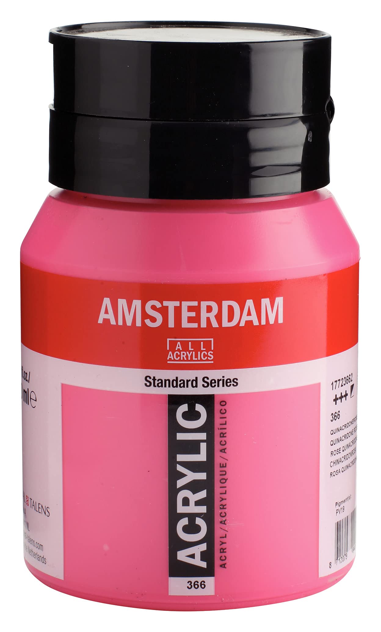 Amsterdam Standard Series Acrylic Jar 500 ml Quinacridone Rose 366 (17723662)