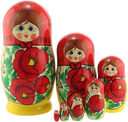 muñecas rusas de madera