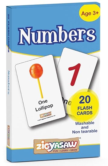 Zigyasaw English Numbers Flash Cards