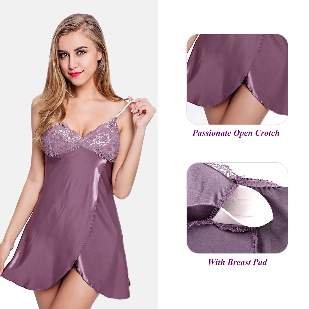 Utimi Frauen Sexy Dessous Spitze Nachtwäsche Lingerie Babydoll Unterwäsche Exotische Nachtkleid