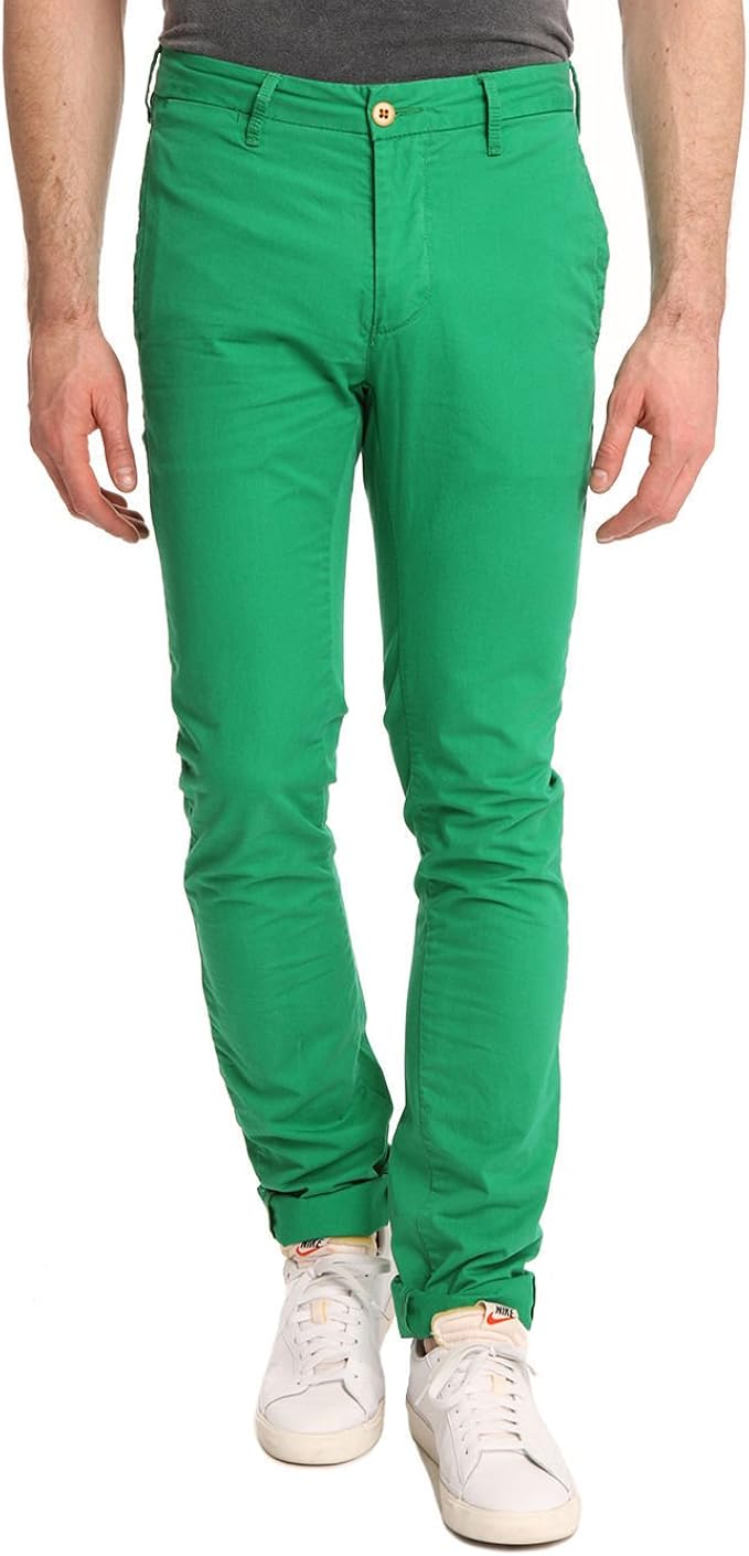 Bellerose Chinos Men Perth Bright Green Chinos for Men 44