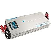 Soundstream PSA5.4000D 5 Channel Waterproof Marine Amplifier &ndash; 4000W Max Class D Amp | Boat, ATV, UTV, Motorcycle &amp; Powersports Audio System | Marine-Grade 5-Ch Amp