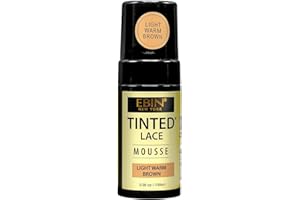 EBIN NEW YORK TINTED LACE MOUSSE - 3.38oz/ 100ml - Light Warm Brown
