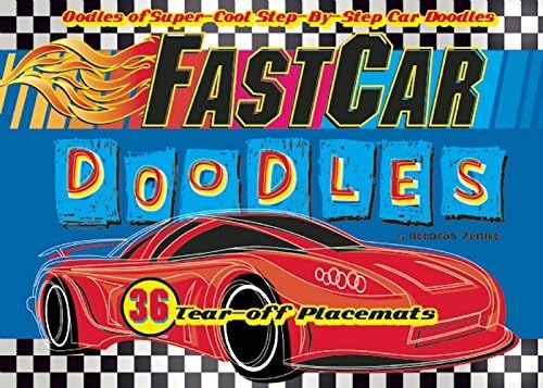 FastCar Doodles Placemats: 36 Tear-Off Placemats (Doodle Placemats)
